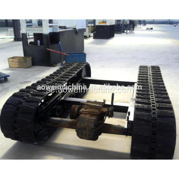 Fjärrkontroll gummispår Undervagn Crawler chassisystem 1 ton 2 ton 300 kg 500 kg
